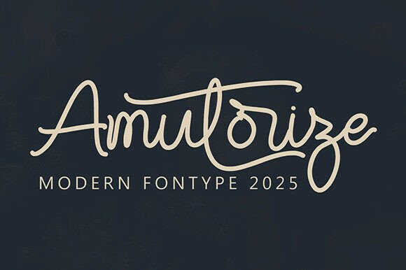 Amutorize: A Versatile Script Font for Editorial Design
