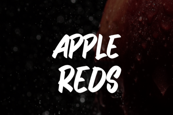 Apple Reds: A Versatile Typeface for Eye-Catching Campaigns