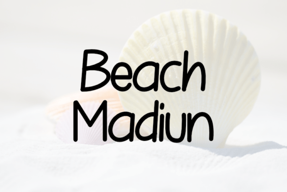 Beach Madiun: The Versatile Font for Creative Branding