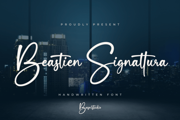 Beastien Signattura: A Perfect Script Font for Crafters
