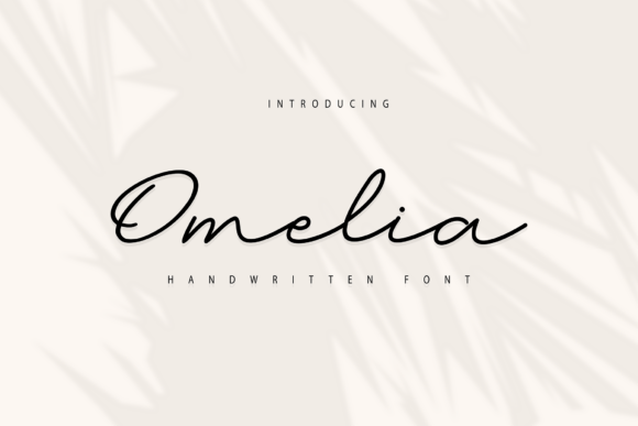 Elevate Your Brand with Omelia: A Modern Script Font