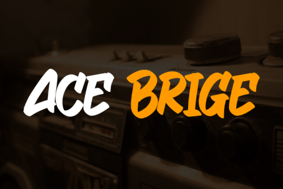Elevate Your Craft with Ace Brige: A Versatile Font for Makers