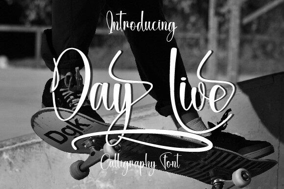 Elevate Your Craft with Day Live: A Charming Calligraphy Font
