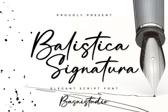 Elevate Your Editorial Design with Balistica Signatura