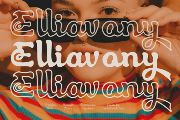 Eliavony: A Retro Script Font for Your Brand's Visual Upgrade