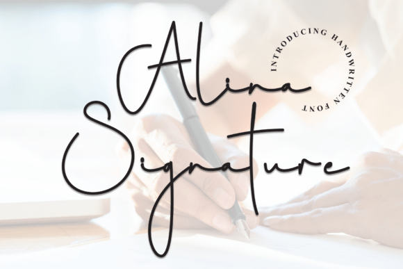 Enhance Your Brand with Alina Signature Font