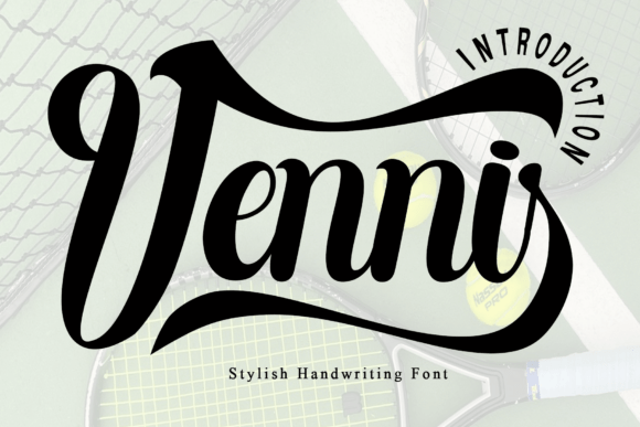 Exploring Tennis: A Charming Script Font for Branding