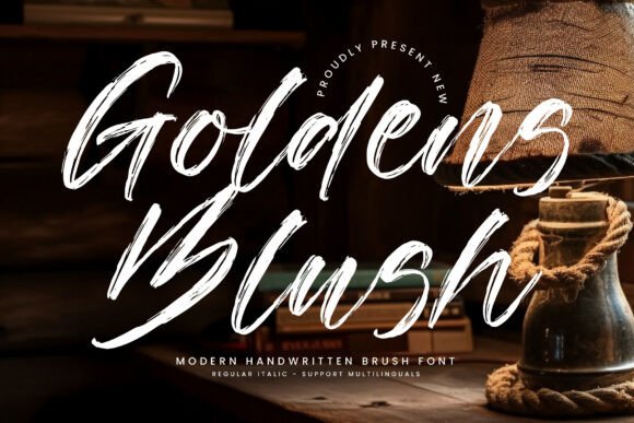 Goldensblush Regular: A Versatile Script Font for Modern Branding