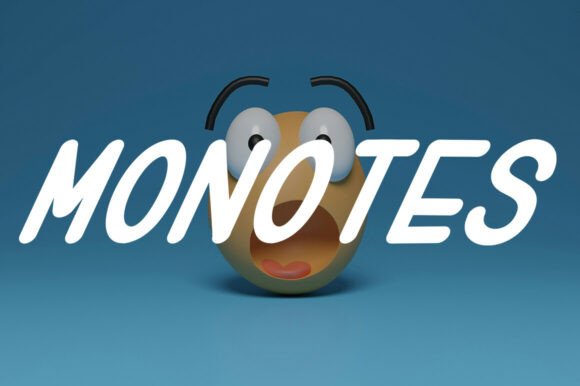 Monotes: A Versatile Script Font for Eye-Catching Branding