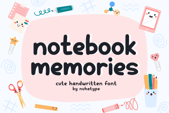 Notebook Memories: A Charming Handwritten Font for Your Campaigns