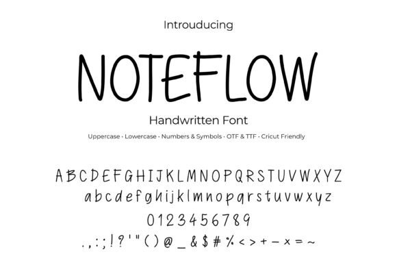 Noteflow: The Perfect Handwritten Font for Clear, Engaging Campaigns