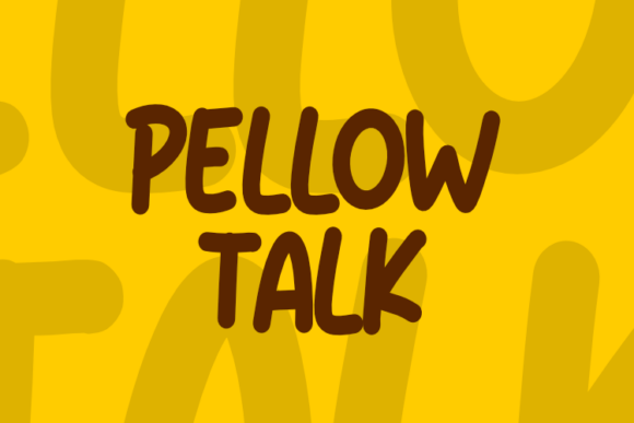 Pellow Talk: A Versatile Font for Creative Web Design