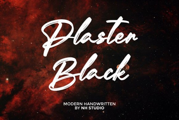 Plaster Black: A Bold Font for Dynamic Campaigns