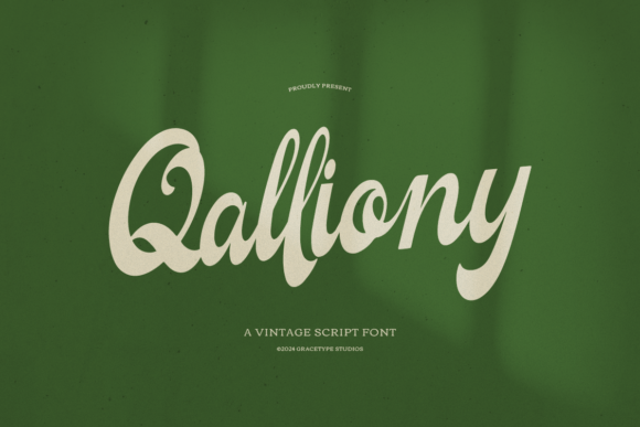 Qalliony: A Timeless Script Font for Elegant Web Design
