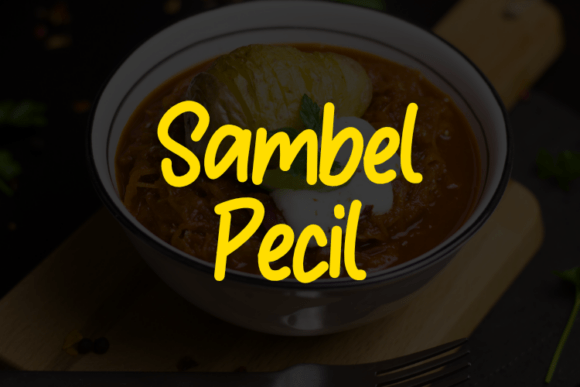 Sambel Pecil: A Bold and Expressive Script Font