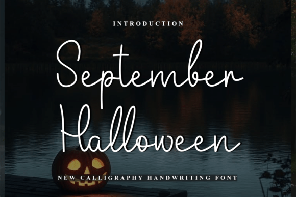 September Halloween: A Festive Font for Editorial Design