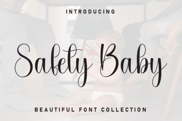 Stylish Safety Baby Font for Engaging Campaigns