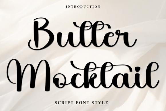 Transform Your Brand with Butter Mocktail Font