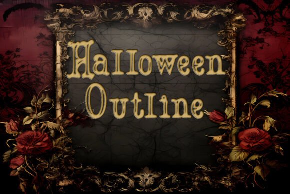 Transform Your Brand with Halloween Outline Font