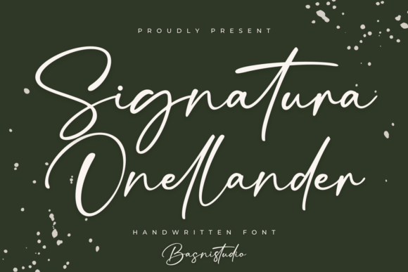Transform Your Brand with Signatura Onellander Font