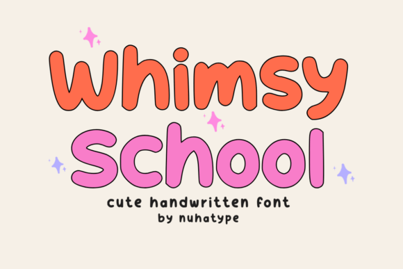 Whimsy School: A Handwritten Font for Charming Web Design